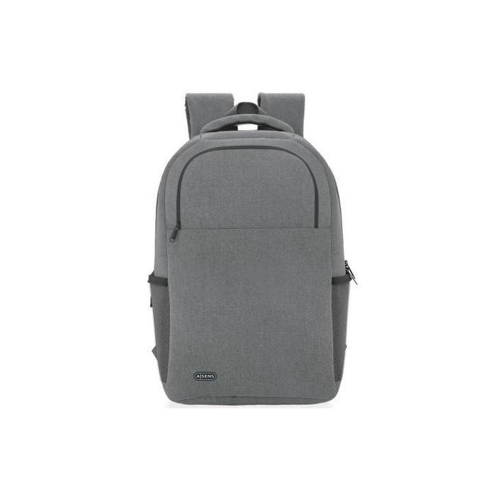 Aisens Mochila Premium para Portátil 15.6" Gris, Protección Acolchada, Diseño Multifuncional