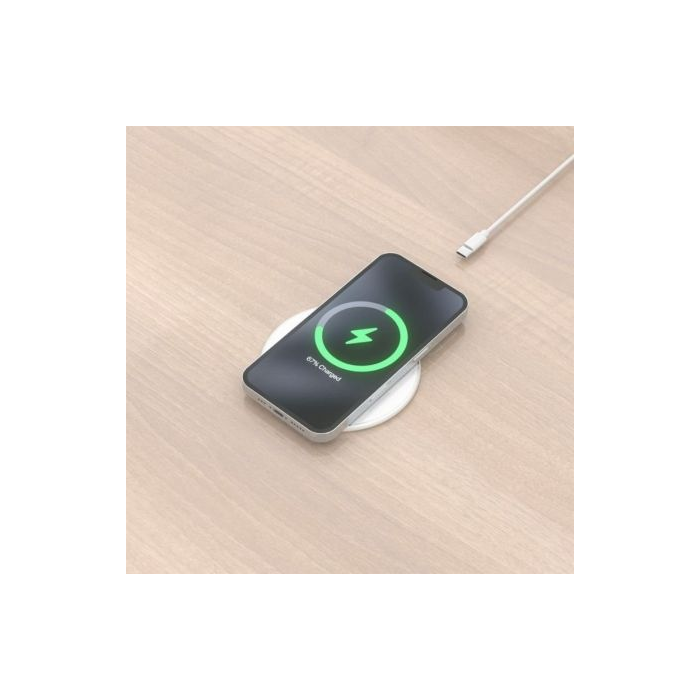 Estación de Carga Inalámbrica Qi Aisens ASCH-15W1WC057-W/ 1xUSB Tipo-C/ 15W/ 5W/ Blanco 3