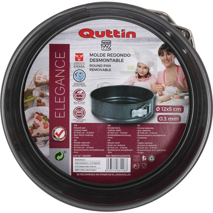 Molde para horno con cierre 12x5 cm, 0.3 mm - Quttin (12 Unidades) 4 Molde para horno con cierre 12x5 cm, 0.3 mm - Quttin (12 Unidades) 4
