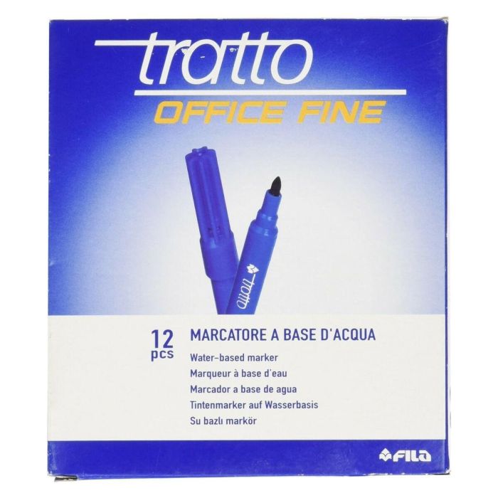Set de Rotuladores Tratto Office Fine Azul (10 Unidades) 2 Set de Rotuladores Tratto Office Fine Azul (10 Unidades) 2