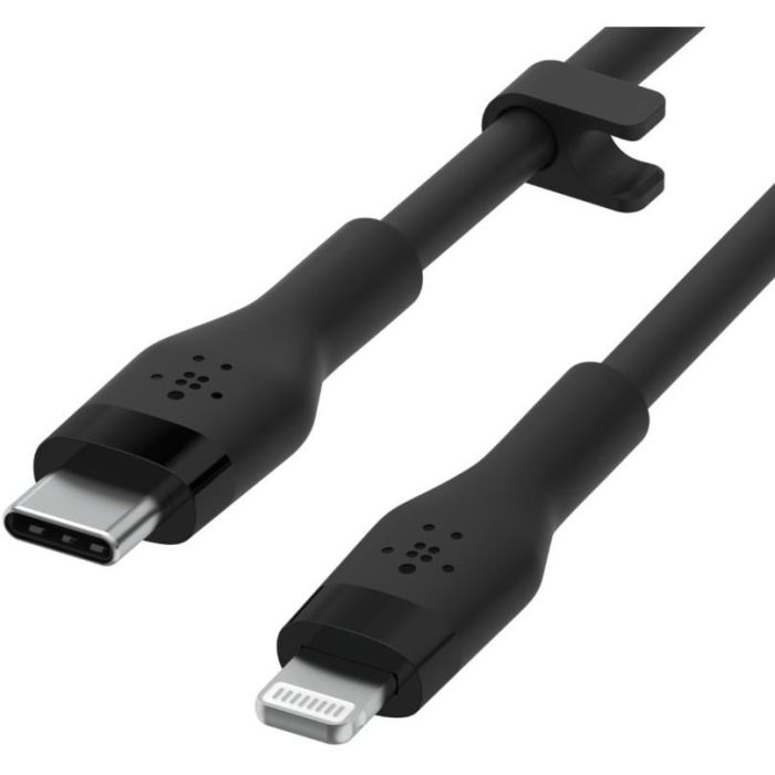 Belkin Cable Flex Lightning a USB-C, Certificado Apple, 2m, Negro 3