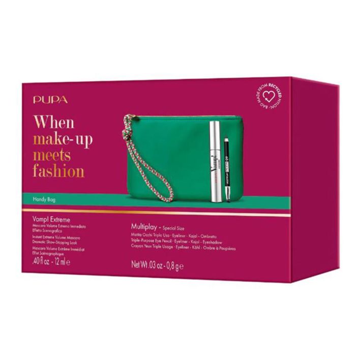 PUPA Vamp! extreme máscara de pestañas 1un + multiplay lápiz de ojos 1 unidad + neceser 1 unidad