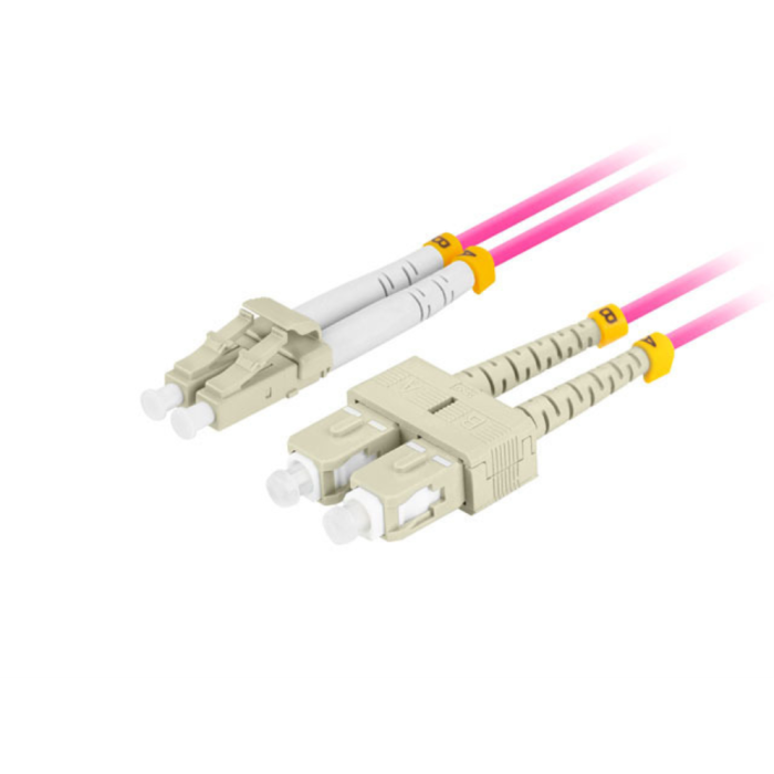 Lanberg FO-LUSU-MD41-0010-VT Cable de fibra óptica e InfiniBand 1 m LC SC LC/SC Violeta Lanberg FO-LUSU-MD41-0010-VT Cable de fibra óptica e InfiniBand 1 m LC SC LC/SC Violeta