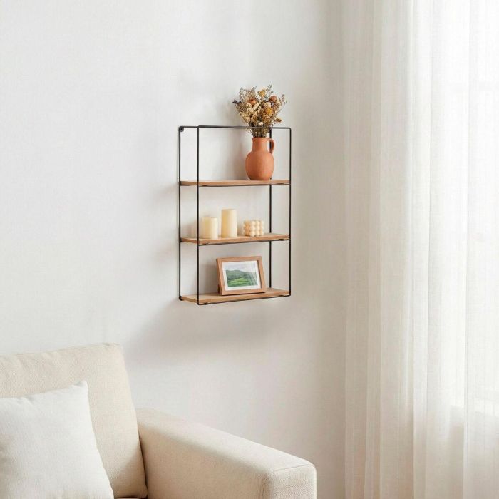 Estantería Max Home Hierro Madera MDF 30 x 50 x 10 cm (4 Unidades) 5