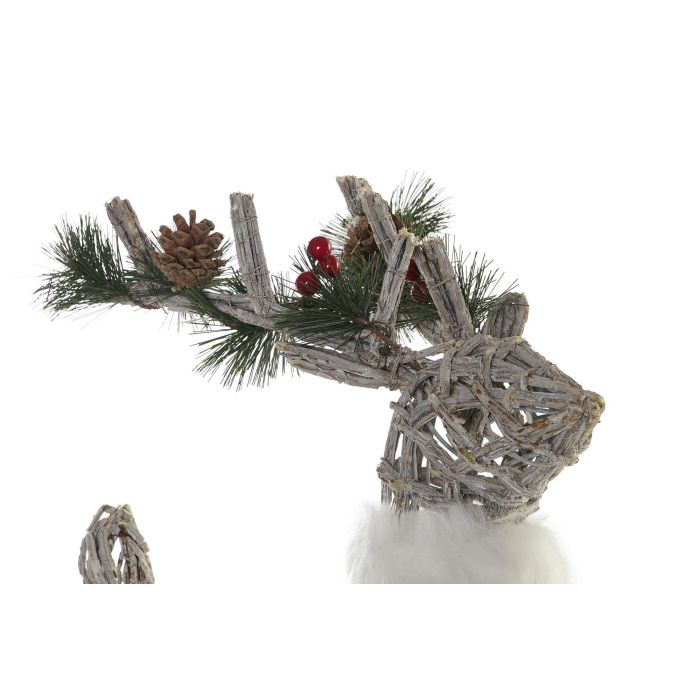 DKD Home Decor Reno Navidad Alpina Blanco 14 x 33 x 60 cm 1