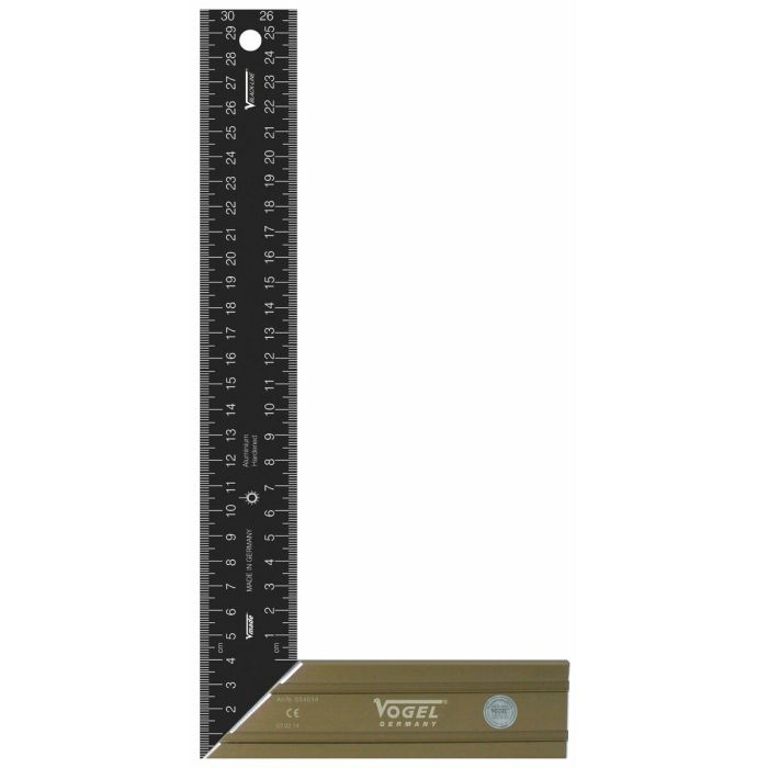Escuadra de carpintero VOGEL 250 mm 145 mm 25 x 14,5 cm 1 Escuadra de carpintero VOGEL 250 mm 145 mm 25 x 14,5 cm 1