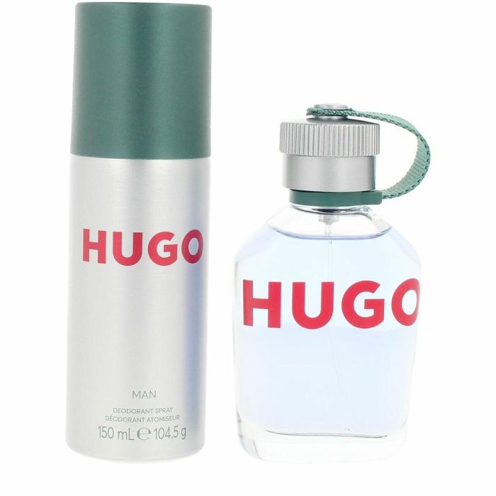 Hugo Boss Hugo Hugo Man Set de Regalo para Hombre: Eau de Toilette Vaporizador 75ml + Desodorante Vaporizador 150ml