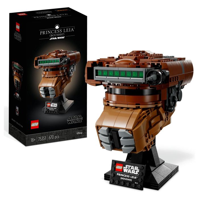 LEGO 75351 Star Wars Casco Princesa Leia Boushh 670 Piezas