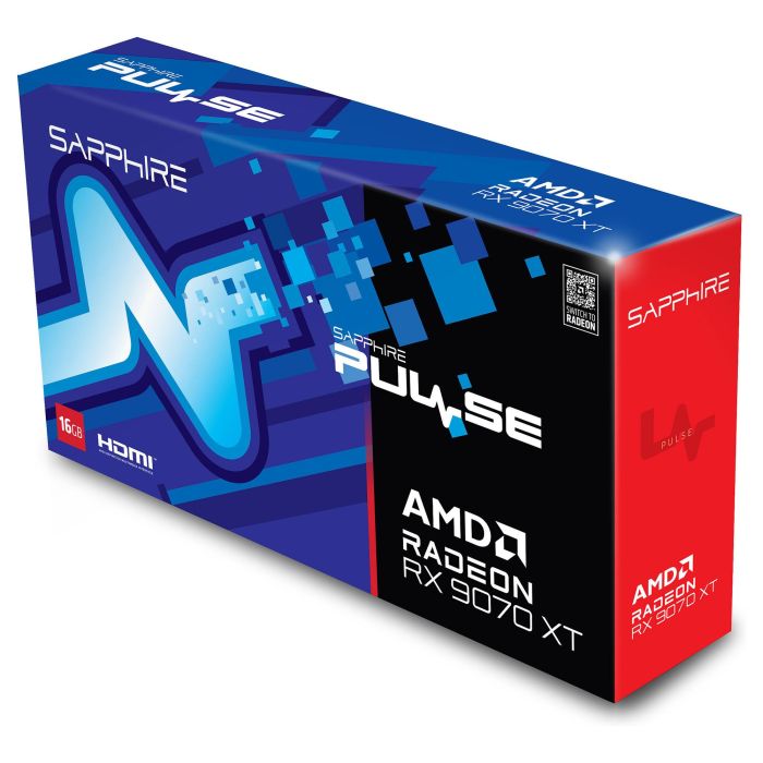 Sapphire RX 9070 XT 16GB GDDR6 3 Fan Tarjeta Gráfica con Refrigeración Tri-X para Gaming 5