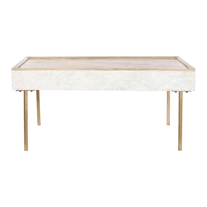 Mesa de Centro Home ESPRIT Hierro Madera de mango 120 x 60 x 57 cm 4