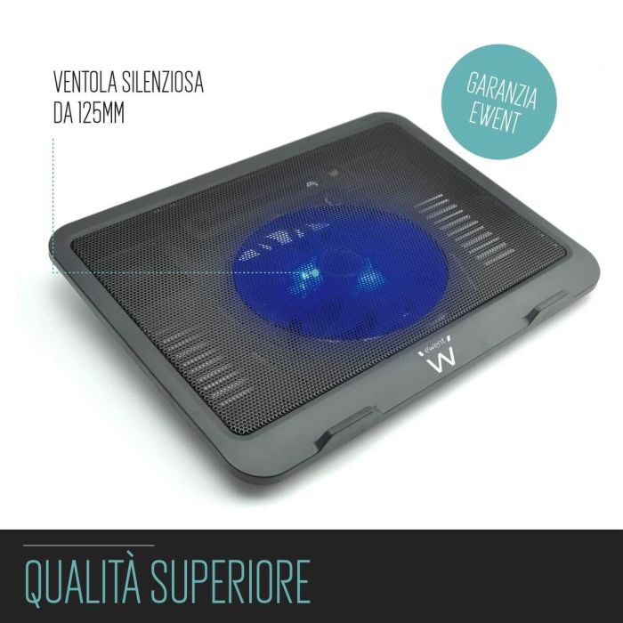 Base de Refrigeración para Portátil Ewent EW1250 5 Base de Refrigeración para Portátil Ewent EW1250 5