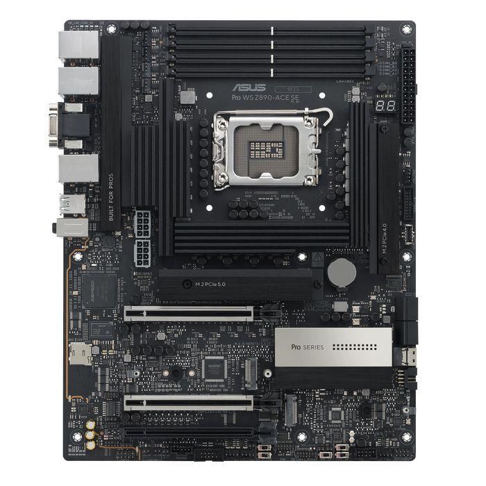 Asus PRO WS Z890-ACE SE Workstation Mainboard Socket Intel LGA 1851 (ATX, PCIe 5.0, DDR5, 10Gb & 2.5Gb Ethernet, 4x M.2 slots, 1x USB 20Gb front port, onboard BMC) 1 Asus PRO WS Z890-ACE SE Workstation Mainboard Socket Intel LGA 1851 (ATX, PCIe 5.0, DDR5, 10Gb & 2.5Gb Ethernet, 4x M.2 slots, 1x USB 20Gb front port, onboard BMC) 1