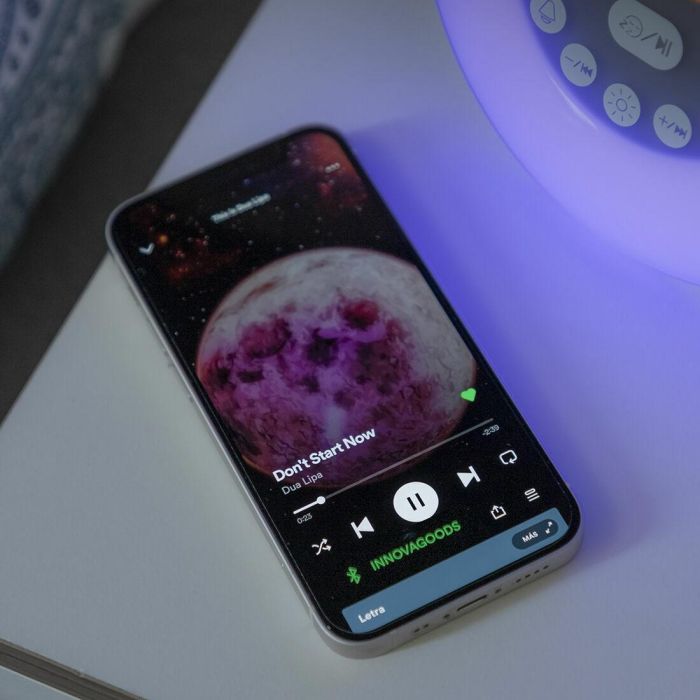 Despertador Amanecer Recargable con Altavoz Sunrilk InnovaGoods 7