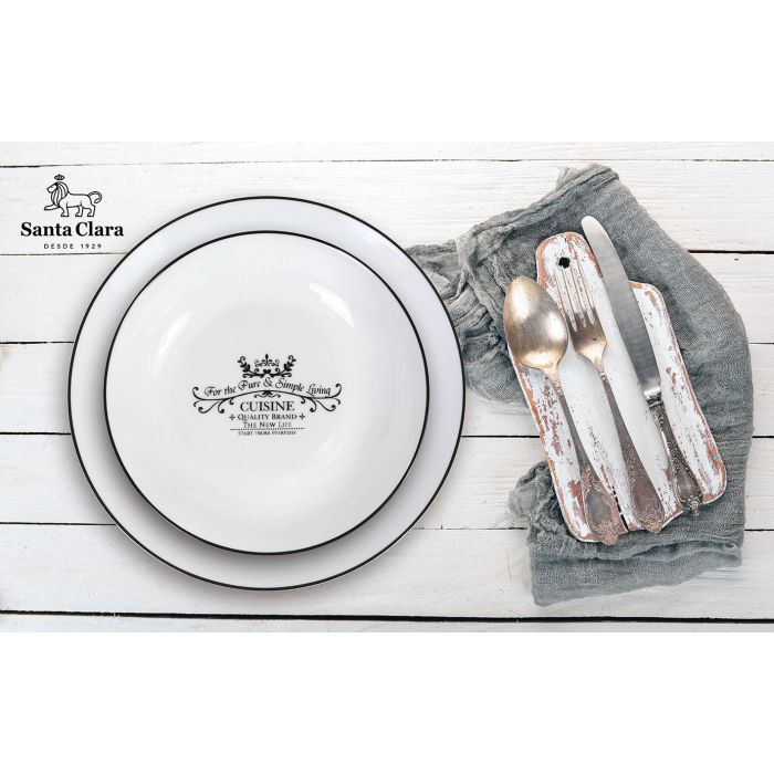 Santa Clara Vajilla Redonda "Cuisine" 18 Piezas (2 Unidades) 5