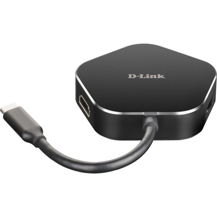D-Link Hub M420 2 Puertos USB 3.0, 1 HDMI 4K, 1 USB-C Thunderbolt 3 PD 60W