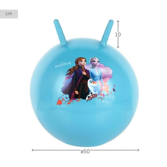Pelota Saltarina Frozen Ø 45 cm Azul (10 Unidades) 3 Pelota Saltarina Frozen Ø 45 cm Azul (10 Unidades) 3