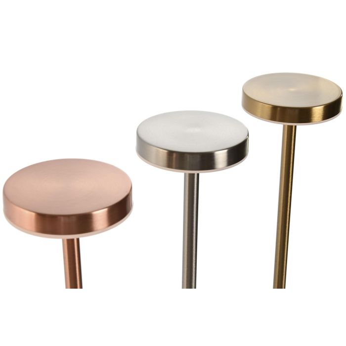 Lampara Sobremesa Moderno DKD Home Decor Dorado Plateado 8 x 34 x 8 cm (3 Unidades) 1 Lampara Sobremesa Moderno DKD Home Decor Dorado Plateado 8 x 34 x 8 cm (3 Unidades) 1
