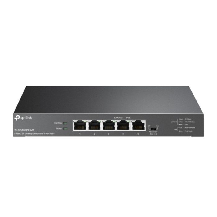 Switch Tp - Link Tl - Sg105Pp - M2 5 Puertos Switch Tp - Link Tl - Sg105Pp - M2 5 Puertos