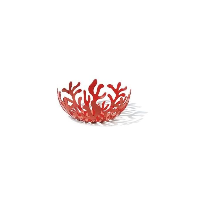 Alessi ESI01/21 R Mediterraneo Frutero de Acero y Resina Rojo 21cm - Diseño Emma Silvestris Alessi ESI01/21 R Mediterraneo Frutero de Acero y Resina Rojo 21cm - Diseño Emma Silvestris