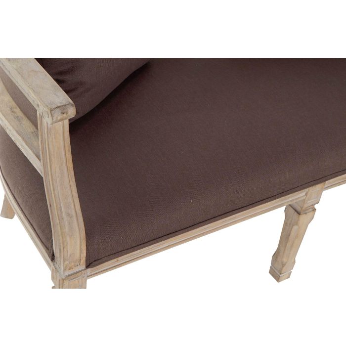 Sofa Tradicional DKD Home Decor Marron 69 x 72 x 122 cm 1 Sofa Tradicional DKD Home Decor Marron 69 x 72 x 122 cm 1