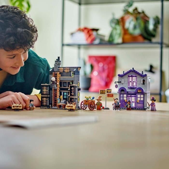 LEGO Harry Potter 76439 Ollivander y Madame Guipure, prêt-à-porter para magos y hechiceras 4
