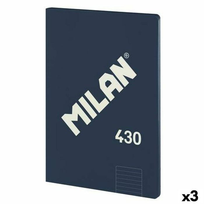 Libreta Milan 430 Azul A4 48 Hojas 21 x 29,7 cm (3 Unidades) Libreta Milan 430 Azul A4 48 Hojas 21 x 29,7 cm (3 Unidades)