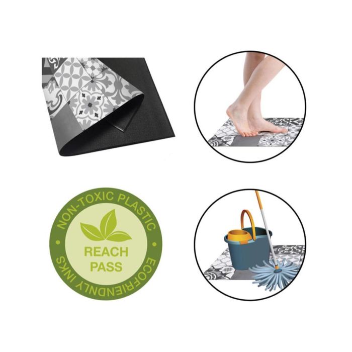 Croma Collection Alfombra Vinílica Estampada Jarapa 60 x 200 cm 2 Croma Collection Alfombra Vinílica Estampada Jarapa 60 x 200 cm 2