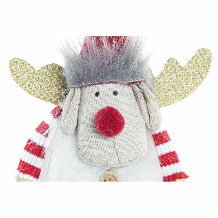 Figura Navidad Alpina DKD Home Decor Gris Blanco 5 x 23 x 8 cm (2 Unidades) 2 Figura Navidad Alpina DKD Home Decor Gris Blanco 5 x 23 x 8 cm (2 Unidades) 2