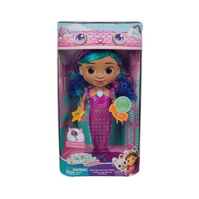 Muñeca sirena interactiva la casa de muñecas de gabby la pelicula con luces y sonidos. 3 Muñeca sirena interactiva la casa de muñecas de gabby la pelicula con luces y sonidos. 3