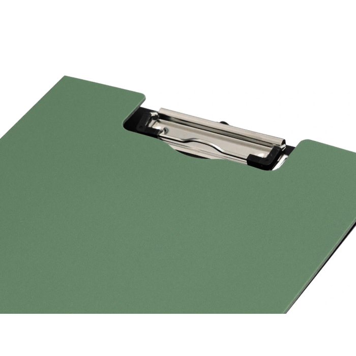 Q-connect Carpeta Miniclip Superior DIN A4 Plástico 50% Reciclado Verde Oliva Grosor 2.1 mm 6