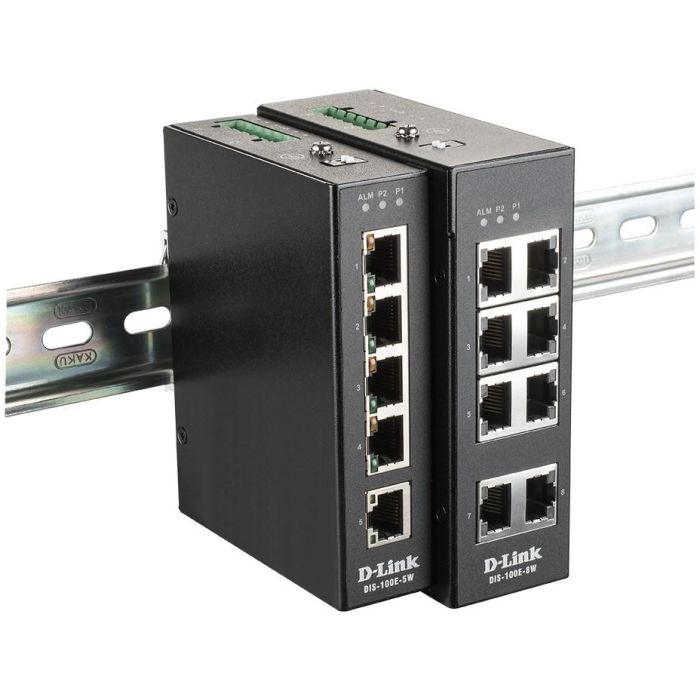 D-Link DIS-100E-5W Switch Industrial Fast Ethernet No Administrado de 5 Puertos RJ-45 L2 1