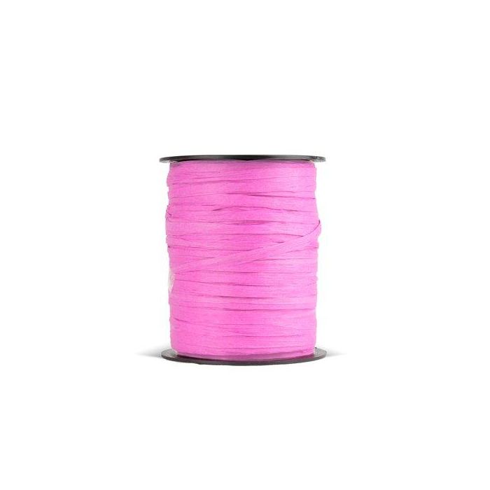Rafia Cinta De 3,5 Mm Rollo De 100 M Rosa