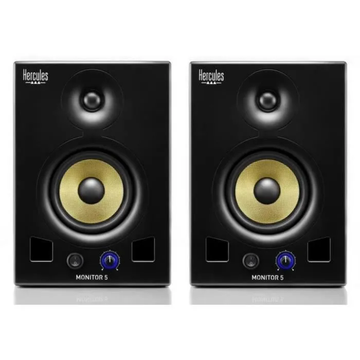 Hercules Monitor de Altavoz 5 - 2x80 Watts RMS - 160 Watts Peak Power - Woofer 5' Kevlar 1 Hercules Monitor de Altavoz 5 - 2x80 Watts RMS - 160 Watts Peak Power - Woofer 5' Kevlar 1