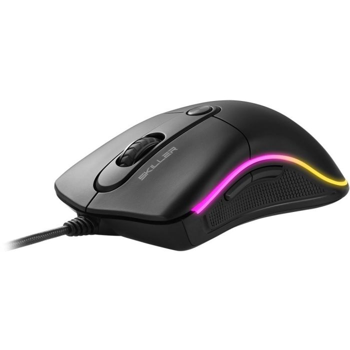 Sharkoon Skiller SGM2 Ratón Gaming Óptico Ergonómico USB con Cable, 6400 DPI, 6 Botones, Negro 2 Sharkoon Skiller SGM2 Ratón Gaming Óptico Ergonómico USB con Cable, 6400 DPI, 6 Botones, Negro 2