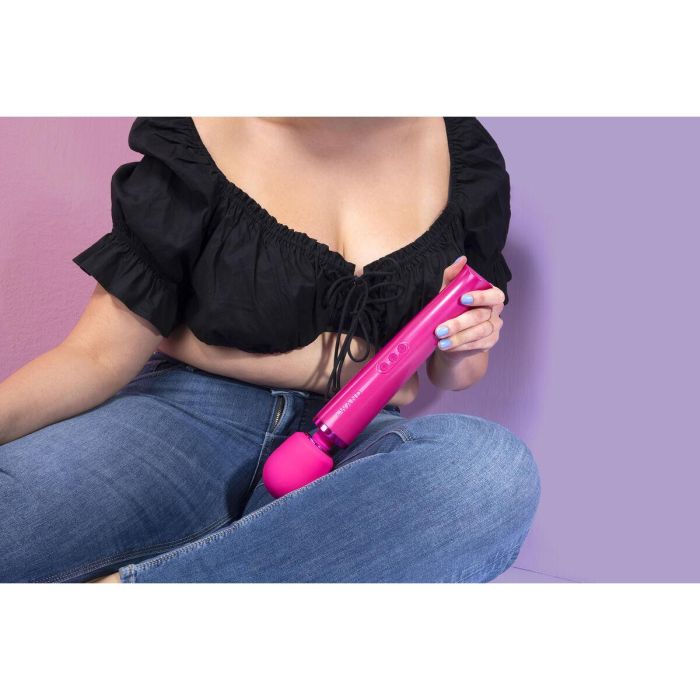 Varita Masajeadora Recargable Le Wand Magenta Rosa 14 Varita Masajeadora Recargable Le Wand Magenta Rosa 14