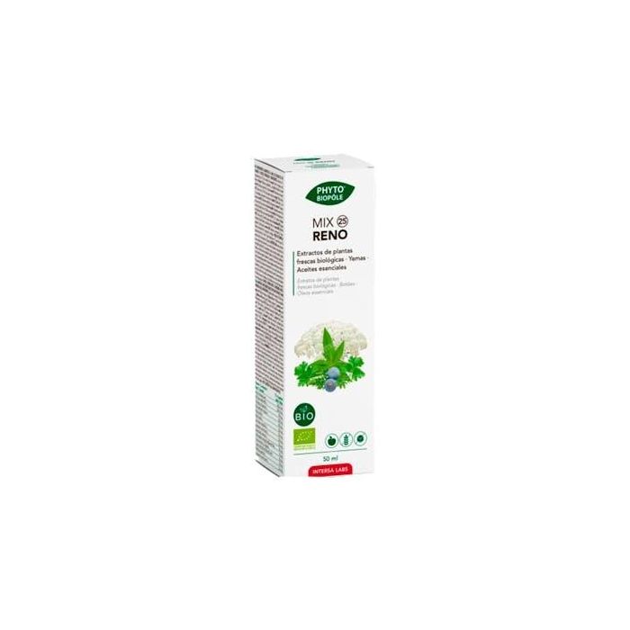 INTERSA Phytobiopole Mix 25 Reno Bio 50ml - Estimulante y Drenador de la Función Renal para Cálculos y Arenilla