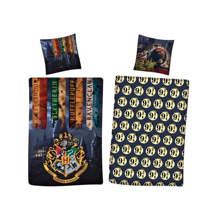 Harry Potter Funda Nórdica Reversible Cama 90cm 140x200cm