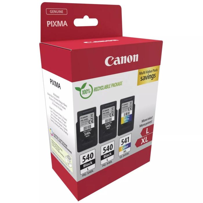 Cartucho de Tinta Original Canon PG-540LX2/CL-541XL Negro/Cian/Magenta/Amarillo Cartucho de Tinta Original Canon PG-540LX2/CL-541XL Negro/Cian/Magenta/Amarillo