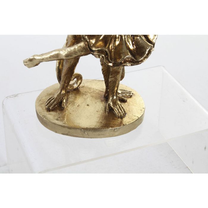 DKD Home Decor Figura Decorativa Colonial Monos Bailarines, Resina Dorada, Medidas 11.2 cm Largo x 29.5 cm Alto x 18.5 cm Ancho 2 DKD Home Decor Figura Decorativa Colonial Monos Bailarines, Resina Dorada, Medidas 11.2 cm Largo x 29.5 cm Alto x 18.5 cm Ancho 2