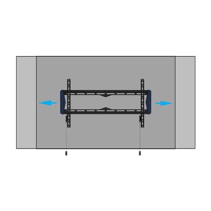 B-Tech BT5442 Soporte de Pared Fijo para Pantallas Planas, Perfil Delgado, Compatible con VESA 650x400mm 7