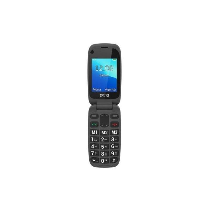 SPC 2330N Teléfono Móvil Harmony 4G para Mayores con Tapa, Teclas Grandes, SOS, Compatible Audífonos, Doble Pantalla y Base de Carga Negro 2 SPC 2330N Teléfono Móvil Harmony 4G para Mayores con Tapa, Teclas Grandes, SOS, Compatible Audífonos, Doble Pantalla y Base de Carga Negro 2