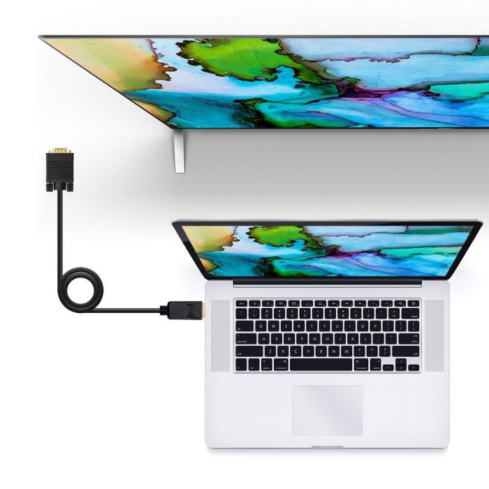 Nanocable Cable Conversor DisplayPort a VGA 3 Nanocable Cable Conversor DisplayPort a VGA 3