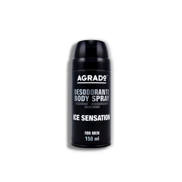 Agrado Desodorante Body Spray Ice Sensation Hombre – Aroma Fresco y Masculino, Protección Olores y Sensación Refrescante