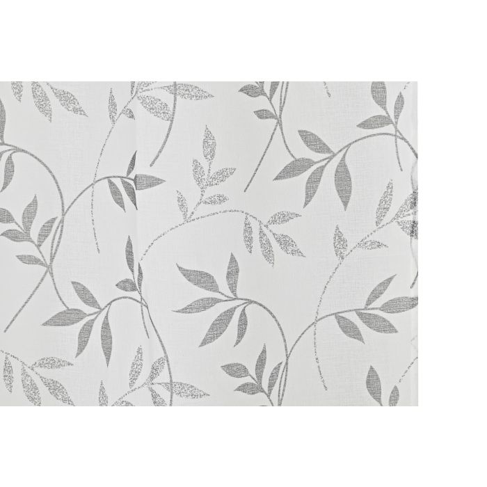 DKD Home Decor Cortina Modelo Alpino con Estampado de Hoja, Poliéster Blanco Gris, 270 cm Alto x 140 cm Ancho, Pack de 2 Unidades, 75 gsm 3 DKD Home Decor Cortina Modelo Alpino con Estampado de Hoja, Poliéster Blanco Gris, 270 cm Alto x 140 cm Ancho, Pack de 2 Unidades, 75 gsm 3