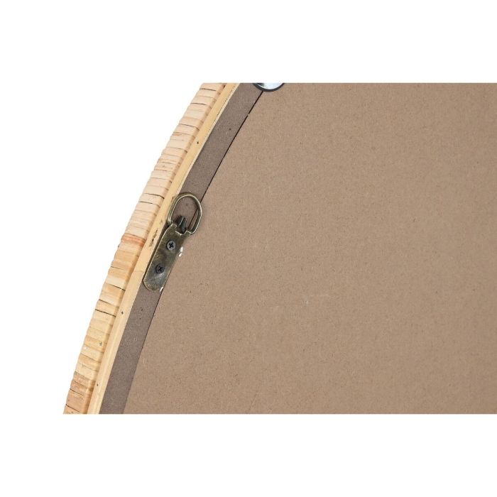 Espejo de pared Home ESPRIT Natural Cristal Ratán Scandi 78 x 4,5 x 107,5 cm 1