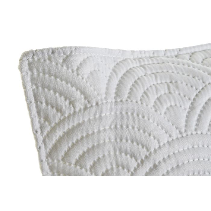 Cojin Oriental DKD Home Decor Blanco 10 x 40 x 60 cm 1