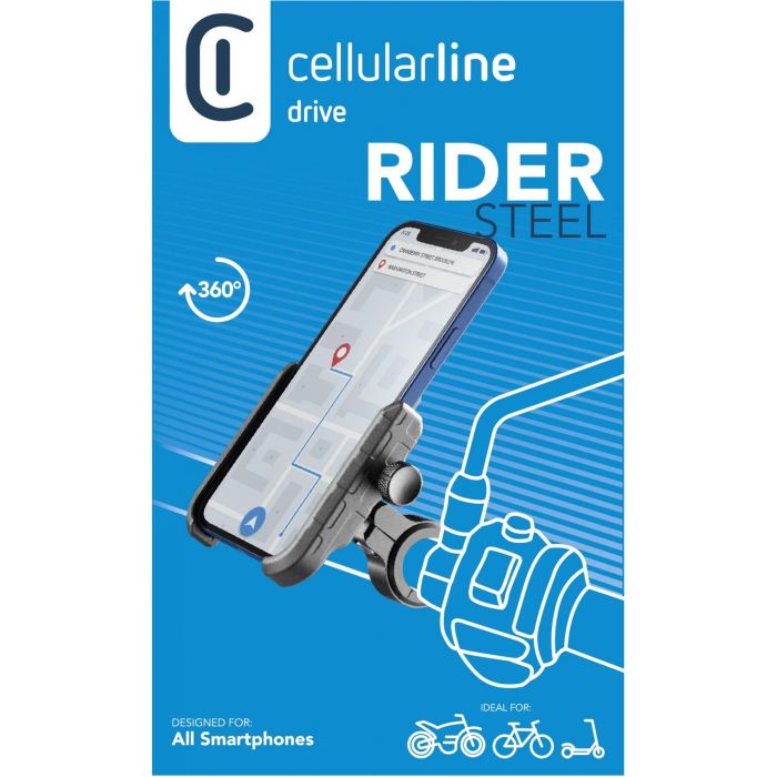 Cellularline Handy Halter f. Motorrad. Fahrrad & E-Scooter 2