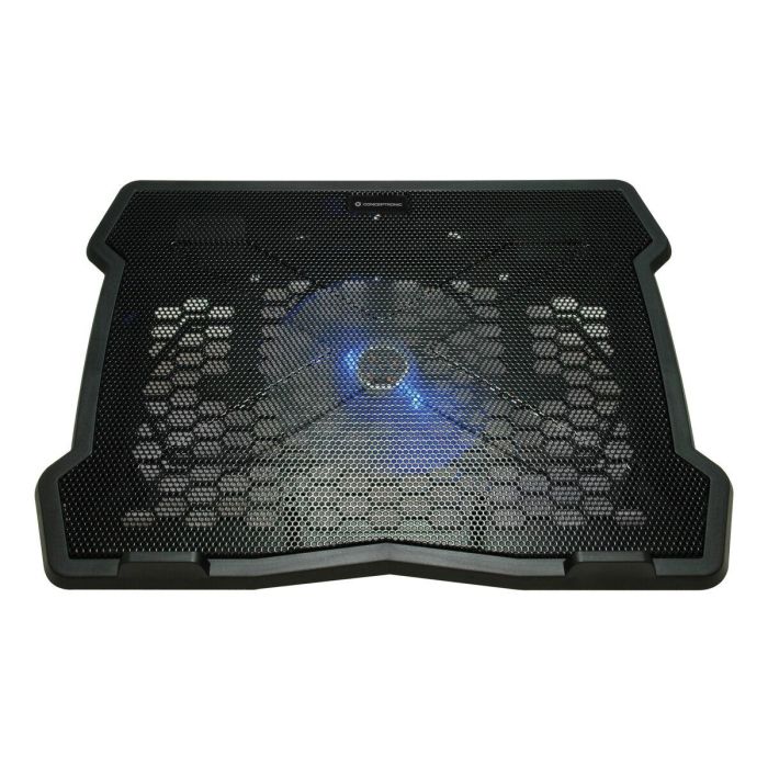 Conceptronic Thana05B Soporte Base Refrigeración para Portátiles hasta 15.6", Ventilador Azul, Negro 7