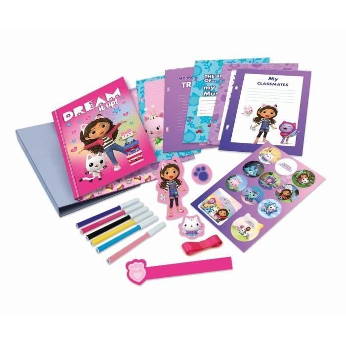 Clementoni - Gabby y la Casa Mágica - Agenda personalizada - Con pegatinas, rotuladores, lápices y adornos 2 Clementoni - Gabby y la Casa Mágica - Agenda personalizada - Con pegatinas, rotuladores, lápices y adornos 2