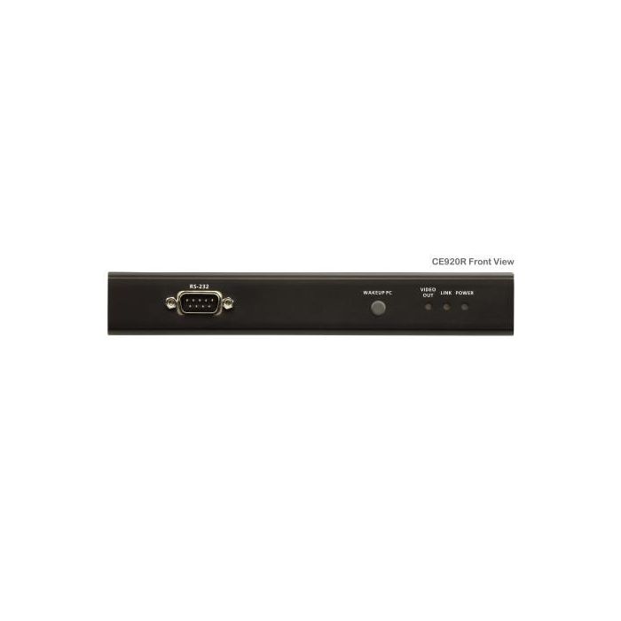 Aten CE920R-ATA-G Extensor KVM Receptor USB DisplayPort HDBaseT 2.0 4K hasta 100m para PC y estaciones de trabajo 1